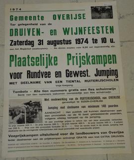 Plaatselijke prijskampen voor rundvee en gewest. jumping ter gelegenheid van de druiven- en wijnf...