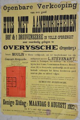 Openbare verkoop van een huis met aanhoorigheden te Overijssche