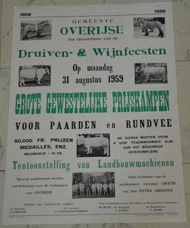 Grote gewestelijke prijskampen voor paarden en rundvee ter gelegenheid van de druiven- en wijnfee...