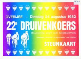 22e druivenkoers. Steunkaart