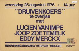 Druivenkoers te Overijse met Lucien Van Impe, Joop Zoetemelk en Eddy Merckx