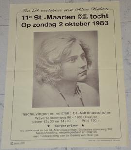 In het voetspoor van Alice Nahon. 11e Sint-Maarten voetzoektocht