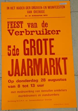 Feest van de verbruiker, 5de Grote jaarmarkt, in het kader der druiven- en wijnfeesten van Overijse
