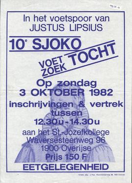 In het voetspoor van Justus Lipsius. 10e Sjoko Voet-zoektocht
