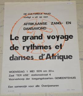 Afrikaanse zang- en dansavond. Le grand voyage de rythmes et danses d'Afrique