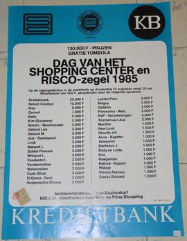 Dag van het Shoppingcenter en risco-zegels 1985