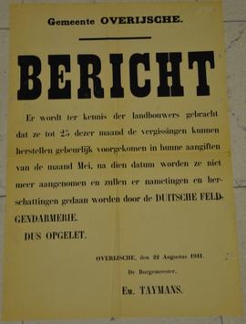 Bericht aan de landbouwers i.v.m. vergissingen van aangiften